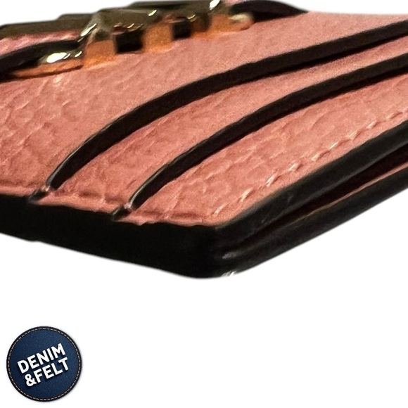 Michael Kors Reed Large Pebbled Leather Card Holder in Primrose | NEW/NWT!! 🩷🩷 - Picture 6 of 15